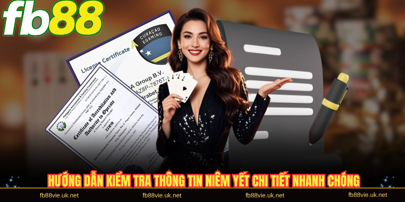 Hướng dẫn kiểm tra thông tin niêm yết chi tiết nhanh chóng